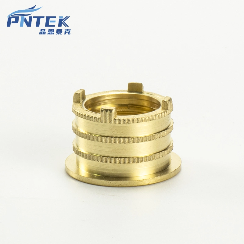 Pntek 2022 Free Sample Brass Fittings Threaded Insert Brass Insert